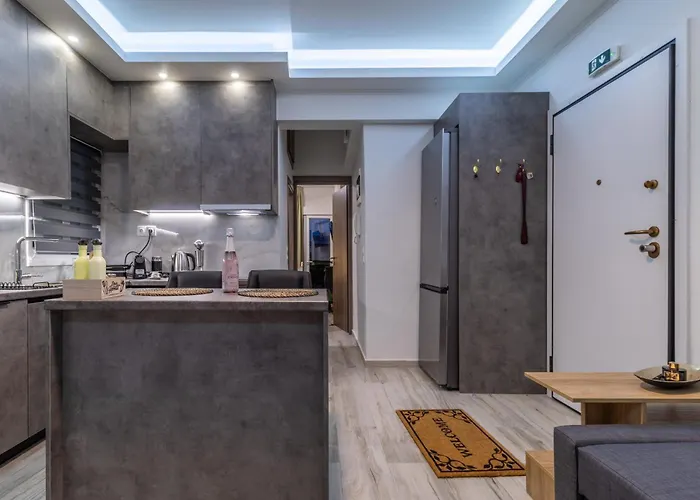 Apartmán Modern 3min Walk To Fits 4 Loutráki